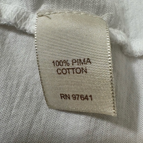 Pure Jill White Lightweight Pima Cotton Open Front Bottom Tiered Cardigan. - Picture 8 of 11